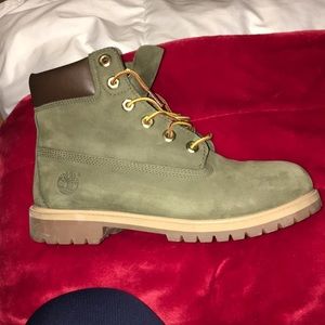 Olive Green Timberlands